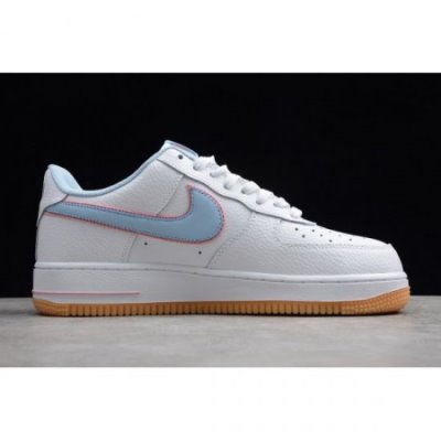 Nike Air Force 1 Beyaz / Mavi / Pembe Kaykay Ayakkabı Türkiye - 8U9UMDPC